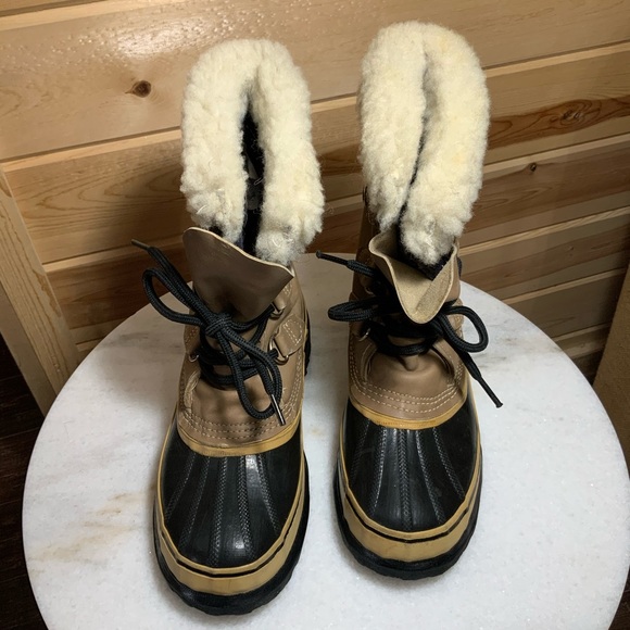Sorel Caribou Snow Boots Size 8 women 6 men EUC - Picture 6 of 14